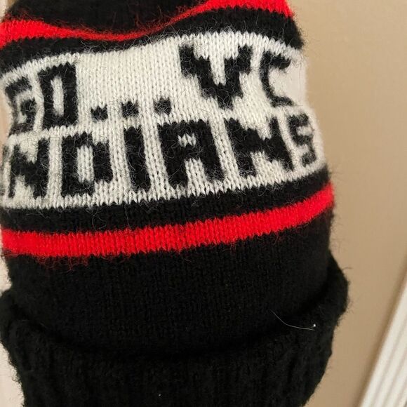 Go VC Indians Vintage Knit Adult Hat - Picture 10 of 15